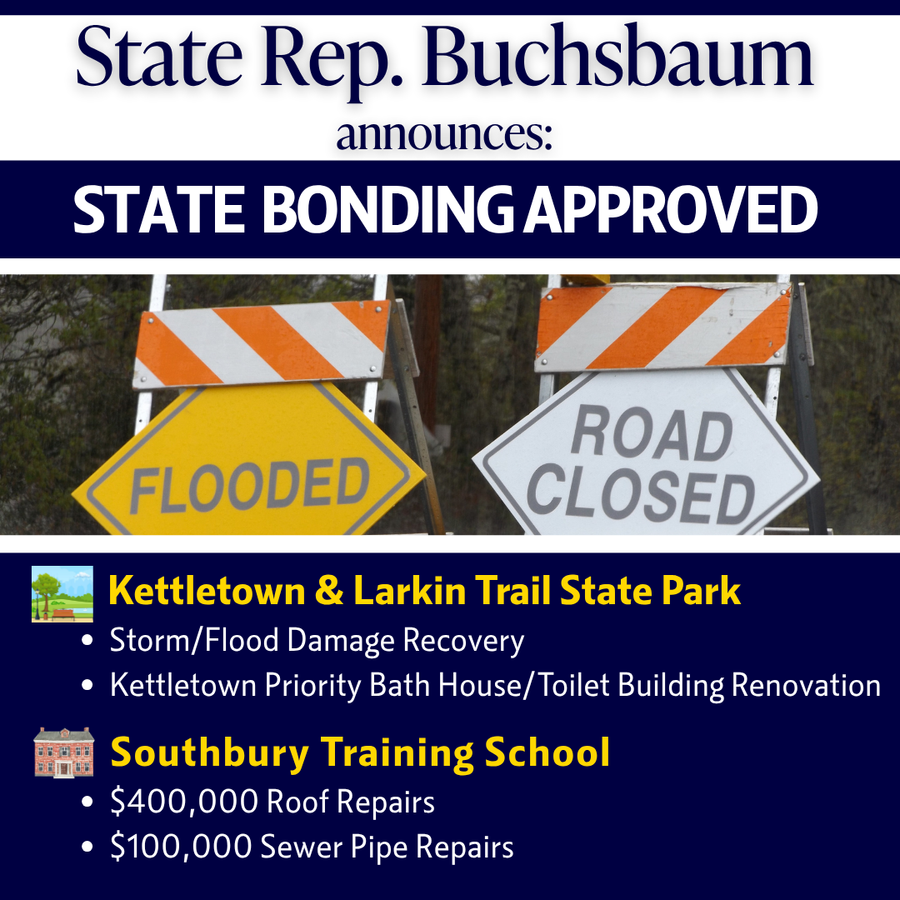 Rep. Buchsbaum Touts State Bond Money for Park, Training School